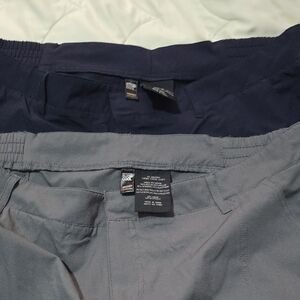 Women's Navy and Gray Cargo Shorts XL